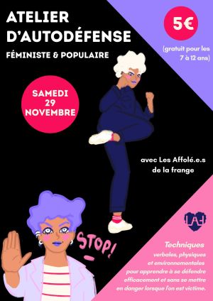 Atelier d'autodfense fministe et populaire