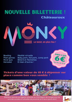 Nouvelle billetterie : Monky
