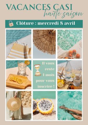 Vacances CASI haute saison
