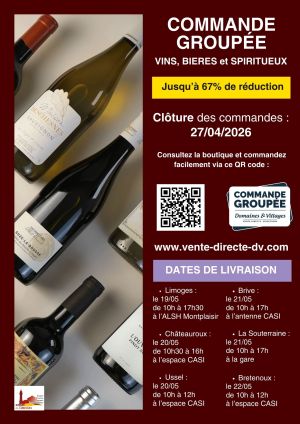 Commandes group�es Domaines & Villages