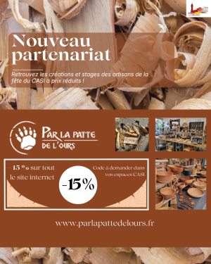 Nouveau partenariat : tournage sur bois