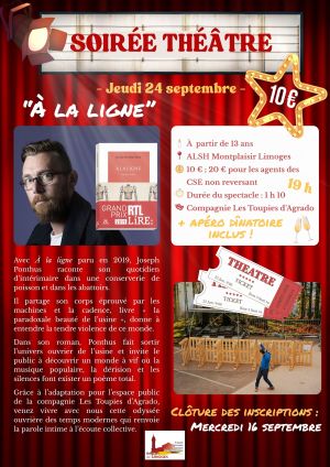 Soir�e th��tre "A la ligne"