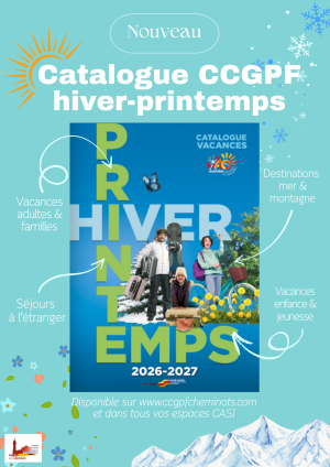 Nouveau catalogue Vacances du CCGPF