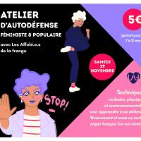 Atelier d'autodfense fministe et populaire
