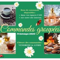 Commandes group�es printemps 2026