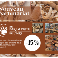 Nouveau partenariat : tournage sur bois
