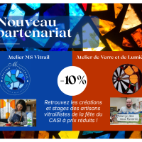 Nouveau partenariat : vitrail