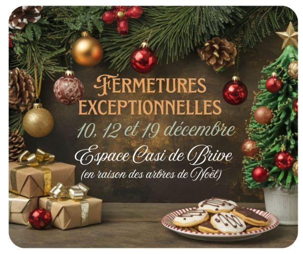 Fermetures de No&euml;l Brive