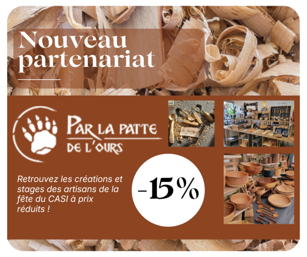 Nouveau partenariat : tournage sur bois