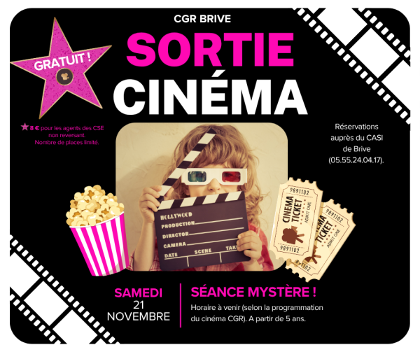 Sortie cin&eacute; famille